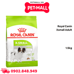Thức ăn chó Royal Canin Xsmall Adult 1.5kg - Chó lớn giống nhỏ size X-Small Petmall
