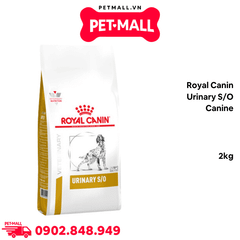 Thức ăn chó Royal Canin Urinary S/O Canine 2kg - Hỗ trợ trị sỏi bàng quang Petmall