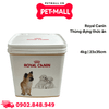 Thùng đựng thức ăn Royal Canin 4kg - Size 23x35cm- Hình chó Petmall