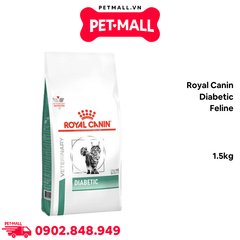 Thức ăn mèo Royal Canin Diabetic Feline 1.5kg - hỗ trợ tiểu đường Petmall
