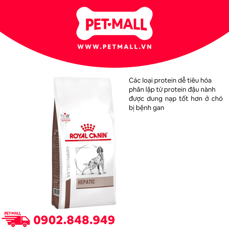 Thức ăn chó Royal Canin Hepatic Canin 6kg - hỗ trợ bệnh gan Petmall