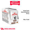Hộp 12 Gói 85G - Pate mèo Royal Canin Gastrointestinal Gravy Petmall