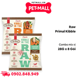 224g - Combo mix vị hạt Raw Primal Kibble cho chó Petmall