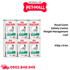 Combo Pate chó Royal Canin Satiety Canine Weight Management Loaf 410g - 6 lon - Hỗ trợ giảm cân Petmall