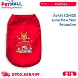 Áo tết SONICE Lunar New Year - Rồng con đỏ Petmall