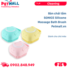 Bàn chải tắm SONICE Silicone Massage Bath Brush Petmall