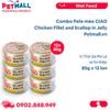 Combo Pate mèo CIAO Chicken Fillet and Scallop in Jelly 85g - 12 lon - Vị Thịt Gà Phi Lê và Sò Điệp Petmall