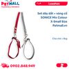 Set dây dắt + vòng cổ SONICE Mix Colour X-Small Size - Cho chó <3kg Petmall