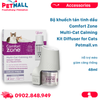 Bộ khuếch tán Comfort Zone Multi-Cat Calming Kit Diffuser for Cats 48ml - Hỗ trợ mèo giảm căng thẳng Petmall