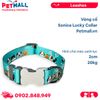 Vòng cổ Sonice Lucky Collar 20kg - 2cm Hình chó mèo xanh lục Petmall