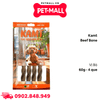 Xương gặm xoắn Kamt 60g - 4 que - Vị bò Petmall