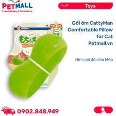 Đồ chơi gối ôm CattyMan Comfortable Pillow for Cat - Hình núi đôi cho Mèo Petmall