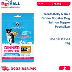 Treats Kelly & Co's Dinner Booster Dog Salmon Topper 50g - Vị Cá Hồi Petmall