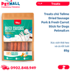  Treats chó Tellme Dried Sausage Pork & Fresh Carrot Stick for Dogs 85g - Xúc xích thịt heo và cà rốt tươi Petmall 