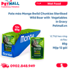 Hộp 12 Gói 85G - Pate mèo Monge Bwild Chunkies Sterilised Wild Boar with Vegetables in Gravy - Vị Thịt heo rừng và Rau Petmall 