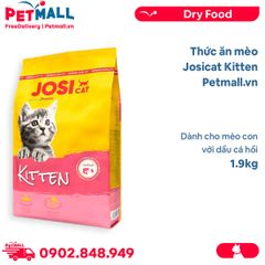 Thức ăn mèo Josicat Kitten 1.9kg - dành cho mèo con với dầu cá hồi Petmall