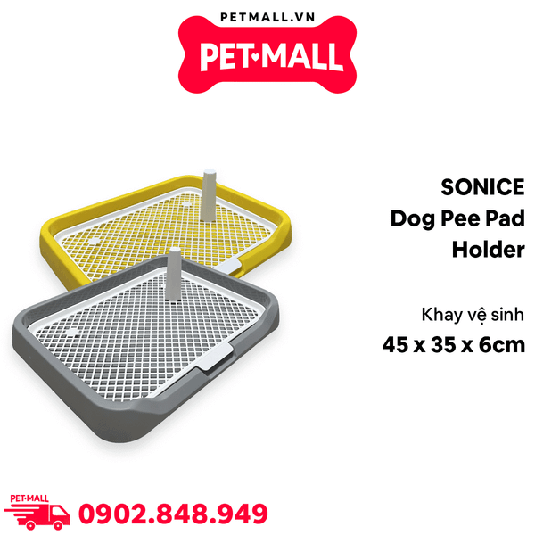 Khay vệ sinh chó Dog Pee Pad Holder SONICE 45 x 35 x 6 cm - Hỗ trợ huấn luyện chó con Petmall