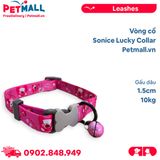 Vòng cổ Sonice Lucky Collar 10kg - 1.5cm Gấu dâu Petmall
