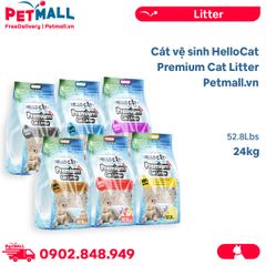 Cát vệ sinh HelloCat Premium Cat Litter 52.8Lbs | 24kg Petmall