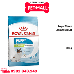 Thức ăn chó Royal Canin Xsmall Puppy 500g - Chó con giống nhỏ size X-Small Petmall