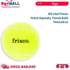 Đồ chơi Frisco Fetch Squeaky Tennis Balls - Hỗ trợ vận động và luyện tập Petmall