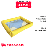 Nệm SONICE Yellow Plain Pet Bed - Size S 44 x 37 x 7cm Petmall