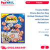  Treats INABA Churu Bee for Dog Grilled Chicken Fillet with Calcium 80g - Vị Gà nướng bổ sung canxi , dành cho chó Petmall 