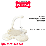Trụ Cào SONICE Mouse Toys Cat tree Scratcher Size 38 x 38 x 33 cm - Hỗ trợ mèo giảm căng thẳng Petmall