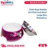 Chén Rogz Bubble 2in1 Pink Love Bowl Large Size | 21.8x8.2cm - Màu hồng Petmall 