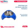  Chén Rogz Luna 2in1 Bowlz Large Size | 28.8x7.1cm - Màu xanh dương Petmall 