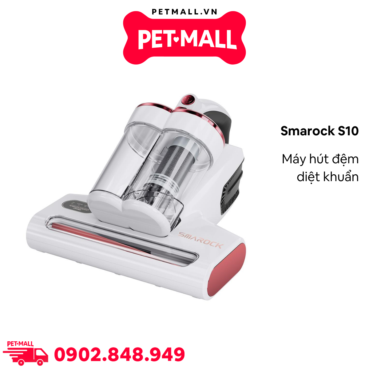 Máy hút đệm diệt khuẩn thông minh Smarock S10 Petmall