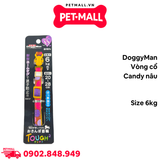 Vòng cổ DoggyMan Size 6kg - Candy nâu Petmall
