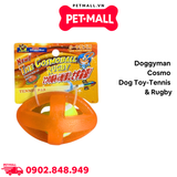 Đồ chơi Doggyman Cosmo Dog Toy-Tennis & Rugby - Bóng bầu dục + Banh tennis Petmall