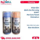 Khăn tắm dành cho thú cưng KAMT Pet Care Towel Size 43x32cm - Siêu thấm hút nước Petmall
