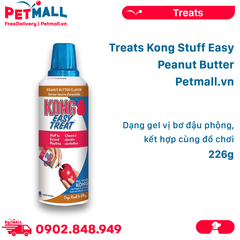 226G - KONG Easy Treat Peanut Butter Recipe – Sốt xịt thưởng vị bơ đậu phộng, dùng với đồ chơi KONG Petmall