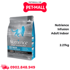 Thức ăn mèo Nutrience Infusion Adult Indoor Cá biển và Rau củ 2.27kg - Dành cho mèo trưởng thành Petmall