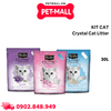 30L - Cát vệ sinh Kitcat Crystal Cat Litter - Thuỷ tinh thể Silica Petmall