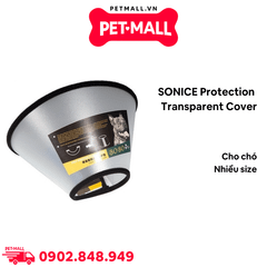 Vòng chống liếm SONICE Protection Transparent Cover cho chó Petmall