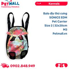 Balo địu thú cưng SONICE EDM Pet Carrier Size 2 - M3 | 32x20cm - Hỗ trợ mang thú cưng đi dạo Petmall