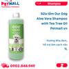  Sữa tắm Our Dog Aloe Vera Shampoo with Tea Tree Oil 1L - Hương Nha đam, hỗ trợ làm sạch sâu Petmall 