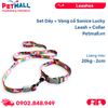 Set Dây + Vòng cổ Sonice Lucky Leash + Collar 20kg - 2cm Loang màu Petmall