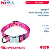 Vòng cổ Sonice Lucky Collar 20kg - 2cm Gấu dâu Petmall