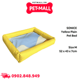 Nệm SONICE Yellow Plain Pet Bed - Size M 52 x 43 x 7cm Petmall