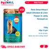  Hộp 12 Gói - Pate SmartHeart Adult Chicken & Liver Flavor in Jelly 130g - Vị Gà và Gan, dành cho chó trưởng thành Petmall 