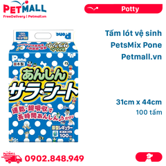 Tấm lót vệ sinh PetsMix Pone 31cm x 44cm - 100 tấm Japan Petmall