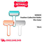 Cây lăn lông SONICE Feather Collection Roller Mix Color 10cm Petmall