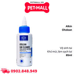 Vệ sinh tai Alkin Otolean 85ml - Khử mùi, làm sạch tai Petmall