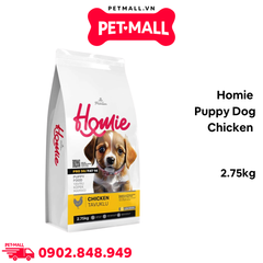 Thức ăn chó Homie Puppy Dog - Chicken 2.75kg - Chó con vị gà Petmall