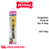 Vòng cổ DoggyMan size 10kg - Sọc X vàng Petmall