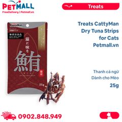 Treats CattyMan Dry Tuna Strips for Cats 25g - Thanh cá ngừ cho Mèo Petmall